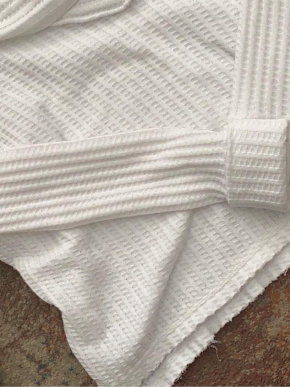 We the free waffle knit cowl neck crop - Picture 6 of 6